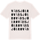 Vintage White t-shirt med Vånsjöbro ordlek t-shirt
