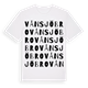 Vånsjöbro ordlek t-shirt