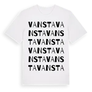 Vansta ordlek t-shirt – ekologisk bomull t-shirt från Pinshirt