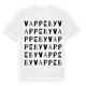 Vappeby ordlek t-shirt
