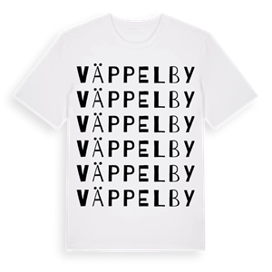 Väppelby ordlek t-shirt – ekologisk bomull t-shirt från Pinshirt