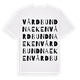 Vårdbundna eken ordlek t-shirt