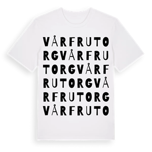 Vårfrutorg ordlek t-shirt – ekologisk bomull t-shirt från Pinshirt