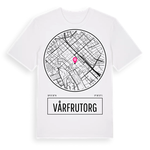 Vårfrutorg t-shirt – ekologisk bomull t-shirt från Pinshirt