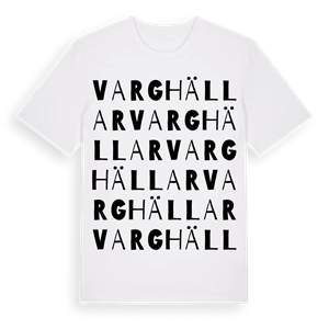 Varghällar ordlek t-shirt – ekologisk bomull t-shirt från Pinshirt
