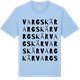 Blue Soul t-shirt med Vargskär ordlek t-shirt