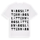 Vargslätten ordlek t-shirt