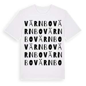Värnbo ordlek t-shirt – ekologisk bomull t-shirt från Pinshirt