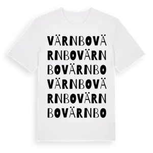Värnbo ordlek t-shirt – ekologisk bomull t-shirt från Pinshirt