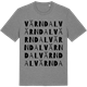 Mid Heather Gray t-shirt med Värndal ordlek t-shirt