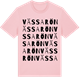 Pink Cotton t-shirt med Vässarön ordlek t-shirt