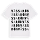 White t-shirt med Vässarön ordlek t-shirt
