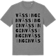 Mid Heather Gray t-shirt med Vässingen ordlek t-shirt