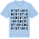 Blue Soul t-shirt med Västanhede ordlek t-shirt