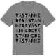 Mid Heather Gray t-shirt med Västanhede ordlek t-shirt