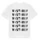 White t-shirt med Vastarby ordlek t-shirt