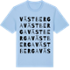 Blue Soul t-shirt med Västberga ordlek t-shirt