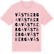 Pink Cotton t-shirt med Västberga ordlek t-shirt
