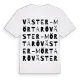 Väster-Mörtarö ordlek t-shirt