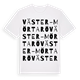 Väster-Mörtarö ordlek t-shirt