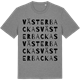 Mid Heather Gray t-shirt med Västerbackas ordlek t-shirt