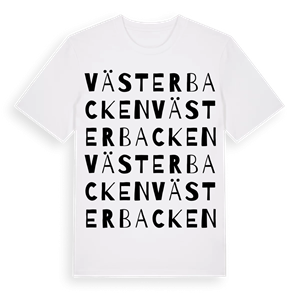 Västerbacken ordlek t-shirt – ekologisk bomull t-shirt från Pinshirt