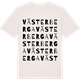 Vintage White t-shirt med Västerberga ordlek t-shirt