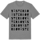 Mid Heather Gray t-shirt med Västerbo ordlek t-shirt
