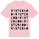 Pink Cotton t-shirt med Västerboda ordlek t-shirt