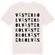 Vintage White t-shirt med Västerbol ordlek t-shirt