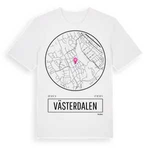 Västerdalen t-shirt – ekologisk bomull t-shirt från Pinshirt