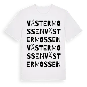 Västermossen ordlek t-shirt – ekologisk bomull t-shirt från Pinshirt