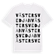 Västersvedjan ordlek t-shirt