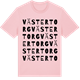 Pink Cotton t-shirt med Västertorg ordlek t-shirt