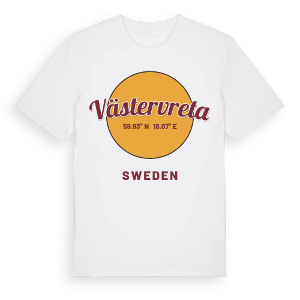 Västervreta cirkel t-shirt – ekologisk bomull t-shirt från Pinshirt