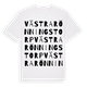 Västra Rönningstorp ordlek t-shirt