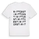 Vattensta ordlek t-shirt
