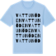Blue Soul t-shirt med Vattunöden ordlek t-shirt