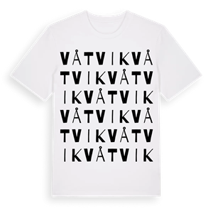Våtvik ordlek t-shirt – ekologisk bomull t-shirt från Pinshirt