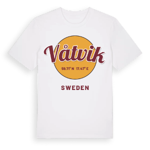 Våtvik cirkel t-shirt – ekologisk bomull t-shirt från Pinshirt