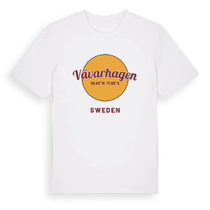 Vävarhagen cirkel t-shirt – ekologisk bomull t-shirt från Pinshirt