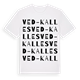 Ved-Kalles ordlek t-shirt