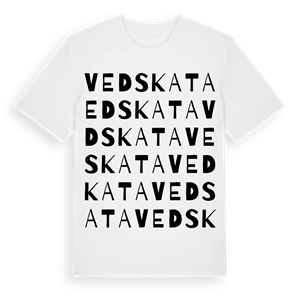 Vedskata ordlek t-shirt – ekologisk bomull t-shirt från Pinshirt