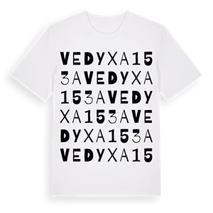 Vedyxa 153A ordlek t-shirt – ekologisk bomull t-shirt från Pinshirt