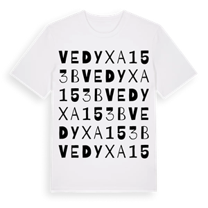 Vedyxa 153B ordlek t-shirt – ekologisk bomull t-shirt från Pinshirt