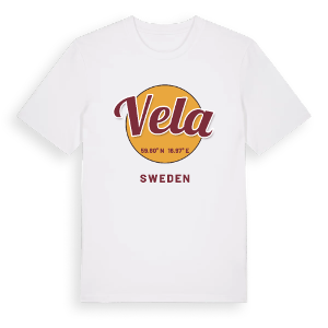 Vela cirkel t-shirt – ekologisk bomull t-shirt från Pinshirt