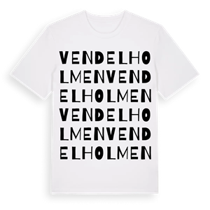 Vendelholmen ordlek t-shirt – ekologisk bomull t-shirt från Pinshirt