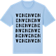 Blue Soul t-shirt med Venen ordlek t-shirt