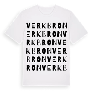Verkbron ordlek t-shirt – ekologisk bomull t-shirt från Pinshirt