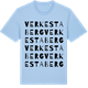 Blue Soul t-shirt med Verkestaberg ordlek t-shirt